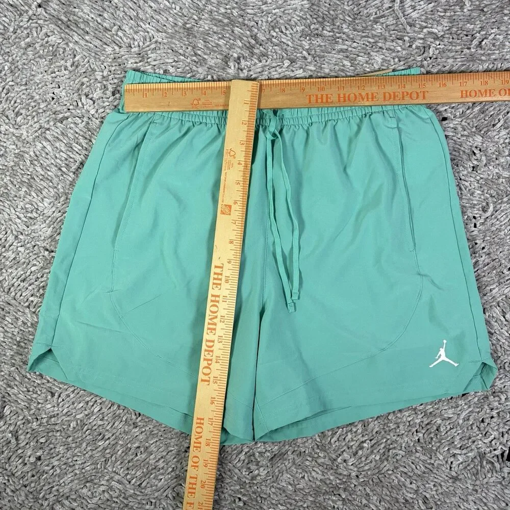 Jordan Dri-FIT Woven Shorts Mens Medium Teal Blue Activewear Training Gym NWTGS